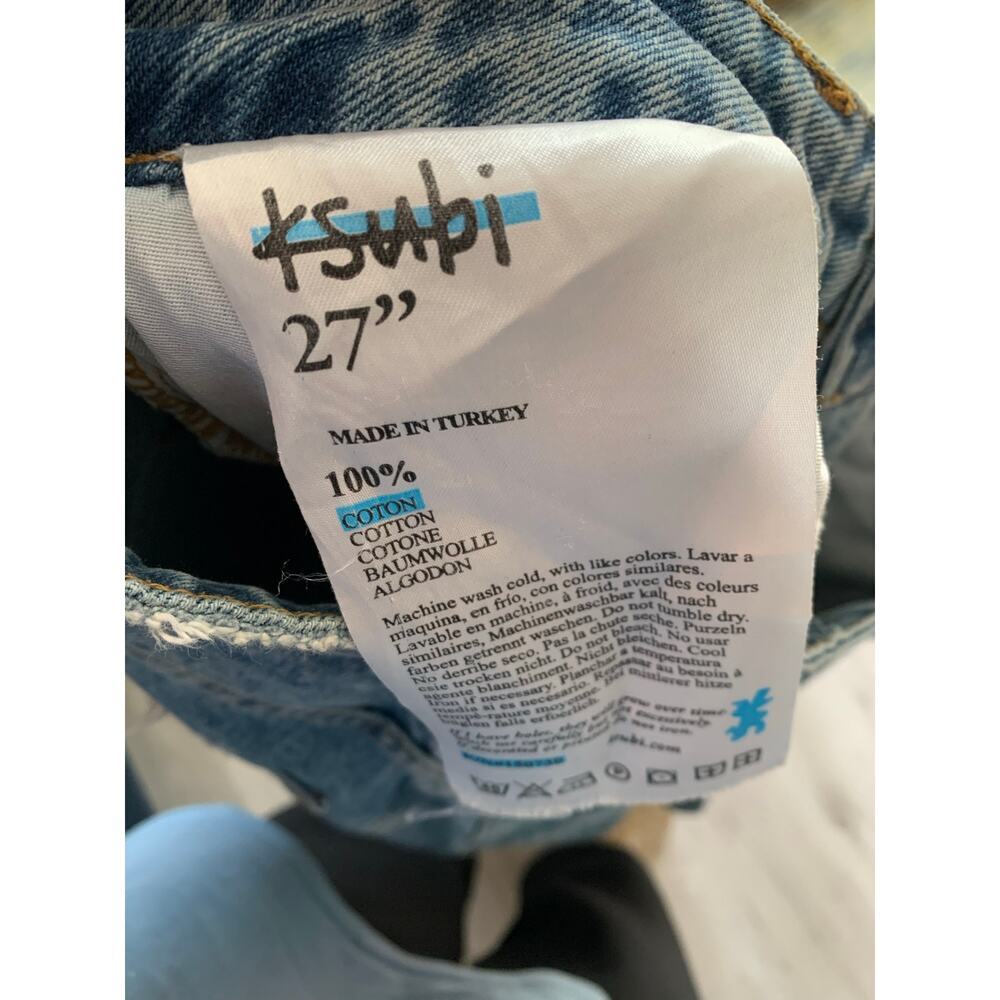 Ksubi Women's High Rise Denim Size 27 - Picture 3 of 4